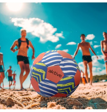 Ballon de beach soccer en néoprène 22 cm (dégonflé) 2