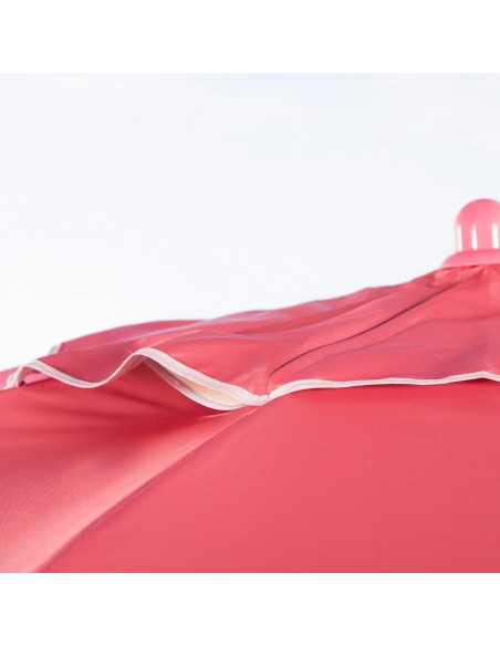 Parasol de plage rose inclinable de 220 cm de diamètre avec protection UV50