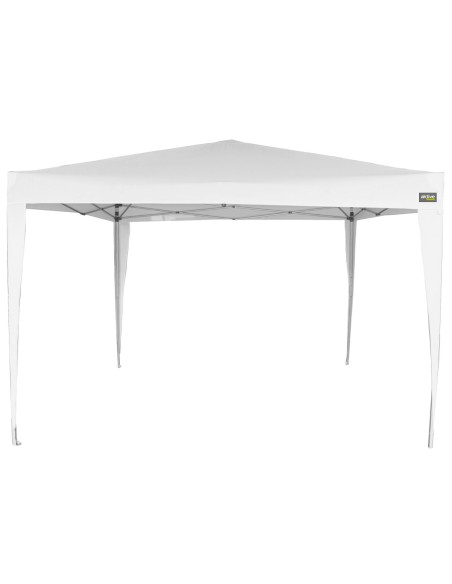 Tonnelle pliable et réglable en hauteur 300x300x240/250 cm blanc