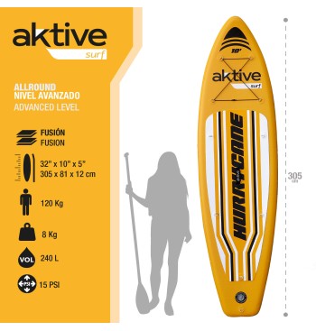 Planche de paddle surf gonflable 10'' de niveau avancé 2