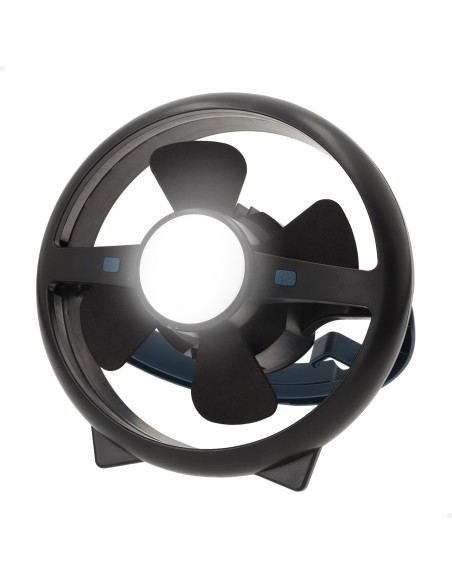 Lampe de camping LED USB 3 en 1 avec ventilateur, 100 lumens