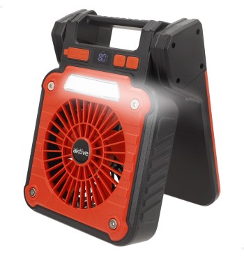 Lampe de camping LED USB 3 en 1 avec ventilateur, 70 lumens