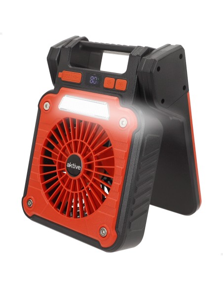 Lampe de camping LED USB 3 en 1 avec ventilateur, 70 lumens