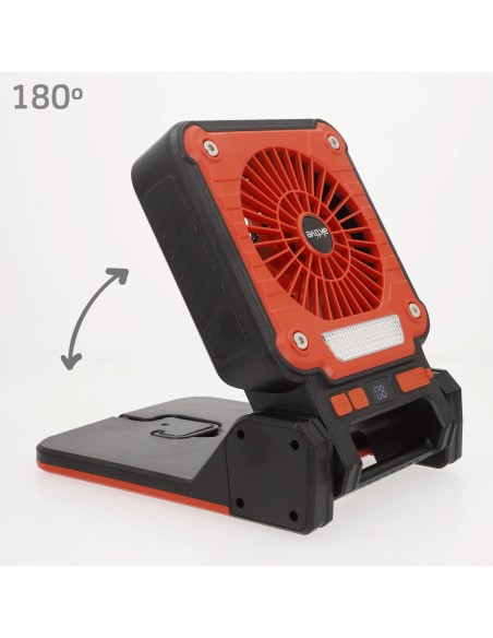 Lampe de camping LED USB 3 en 1 avec ventilateur, 70 lumens