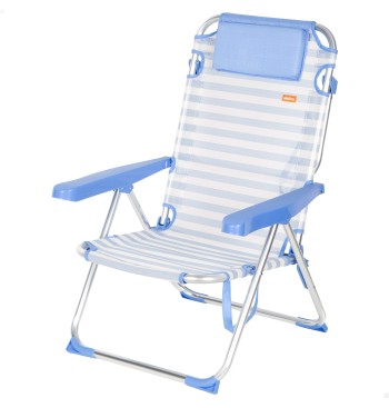 Silla playa multiposición 48x60x90 cm marinera