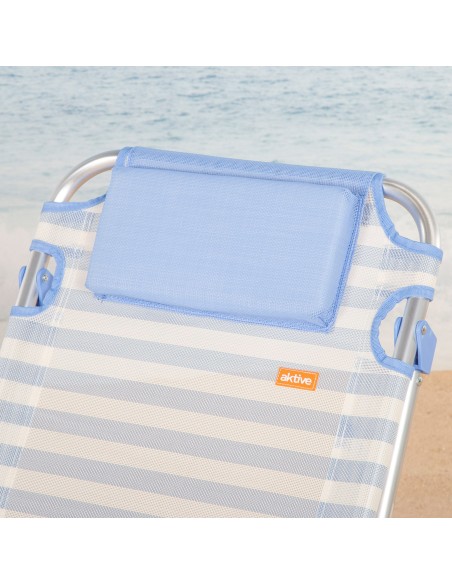 Silla playa multiposición 48x60x90 cm marinera