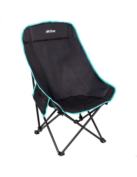 Chaise de camping pliante 55 x 45 x 90 cm avec sac de transport