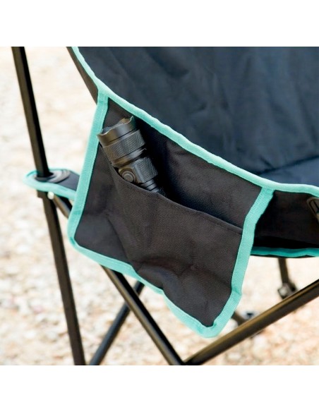 Chaise de camping pliante 55 x 45 x 90 cm avec sac de transport