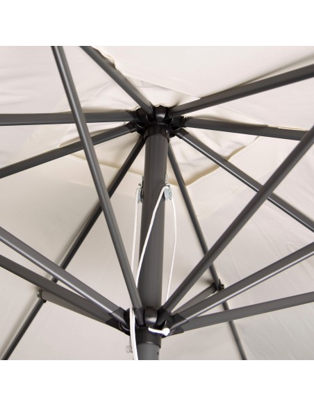 Parasol de jardin carré 300x300 cm avec protection UV50