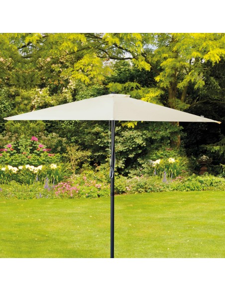 Parasol de jardin carré 300x300 cm avec protection UV50