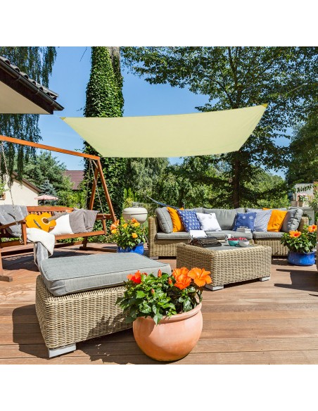 Store rectangulaire 400x300 cm crème