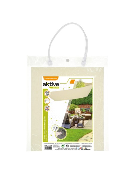 Store rectangulaire 400x300 cm crème