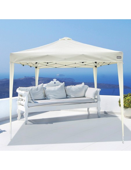 Tonnelle pliante et réglable en hauteur Max-Air 300x300x240/250 cm blanche