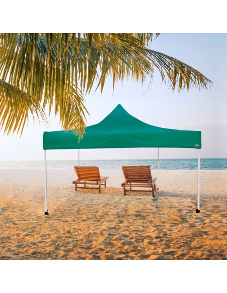 Tonnelle pliable et réglable en hauteur Max-Air 300x300x220/320 cm vert