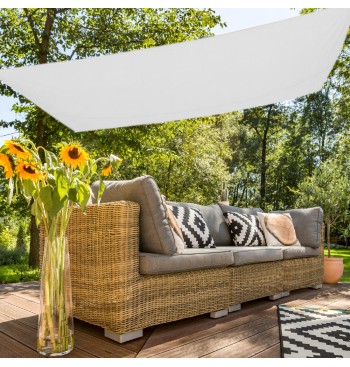 Store rectangulaire 300x200 cm en blanc 2