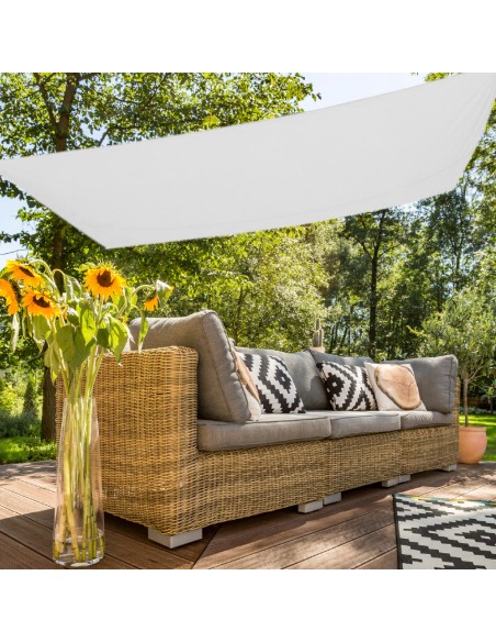Store rectangulaire 300x200 cm en blanc