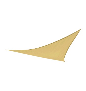 Store triangulaire 360x360x360 cm crème