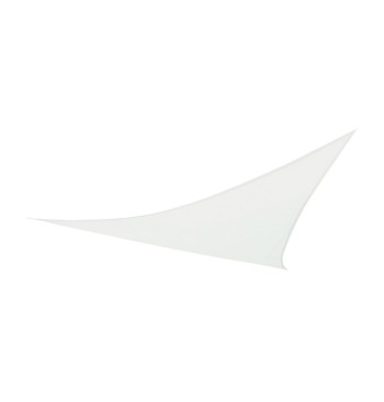 Store triangulaire 360x360x360 cm en blanc