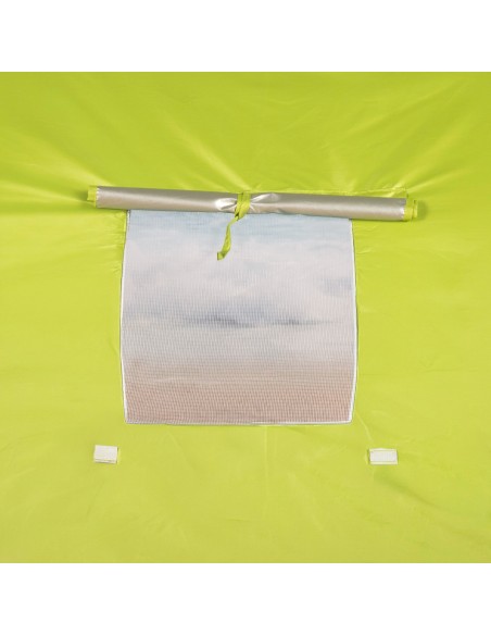 Tente de plage pliante verte et bleue résistante au vent 175x150x105 cm