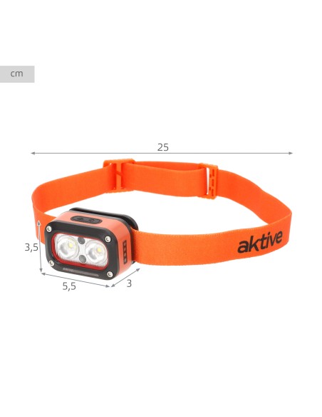 Éclairage avant réglable, 6 LED, 170 lumens
