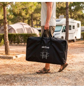 Meuble de cuisine de camping pliable, en acier, 130 x 48... 2