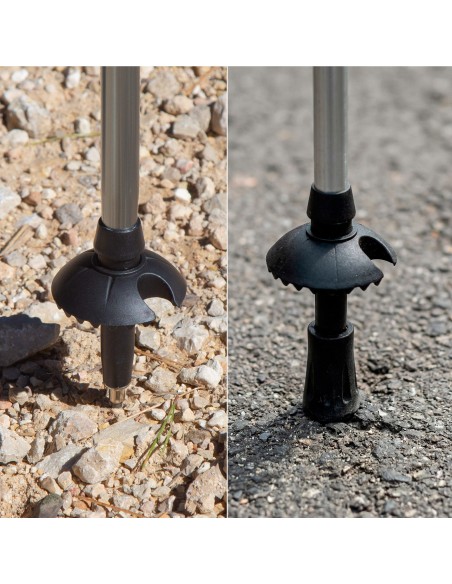 Bâton de randonnée pliable et extensible ultraléger 107-125 cm
