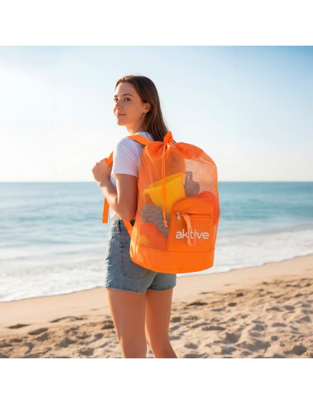 Sac à dos pliable en filet avec fermeture réglable 30 L