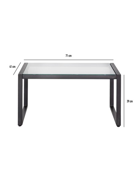 Ensemble table, 2 chaises et 1 canapé de jardin en rotin