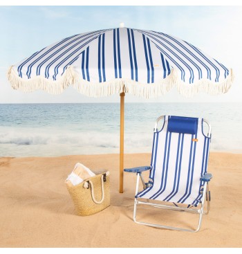 Chaise de plage basse multipositions 48x45x83 cm style... 2