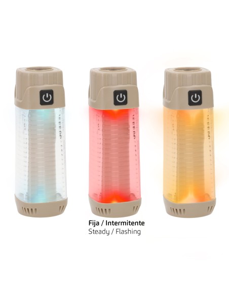 Lampe de camping rechargeable 3 en 1 avec trépied