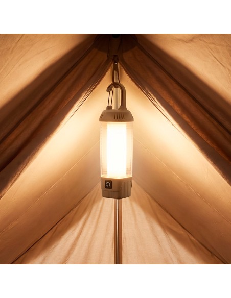Lampe de camping rechargeable 3 en 1 avec trépied