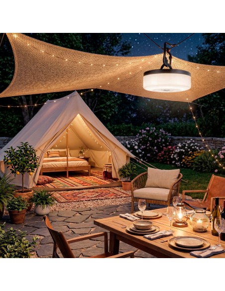 Lampe de camping LED et guirlande de 10 mètres avec 200 lumens