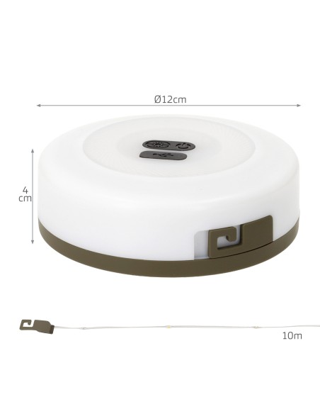Lampe de camping LED et guirlande de 10 mètres avec 200 lumens