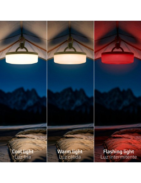 Lampe de camping LED et guirlande de 10 mètres avec 200 lumens