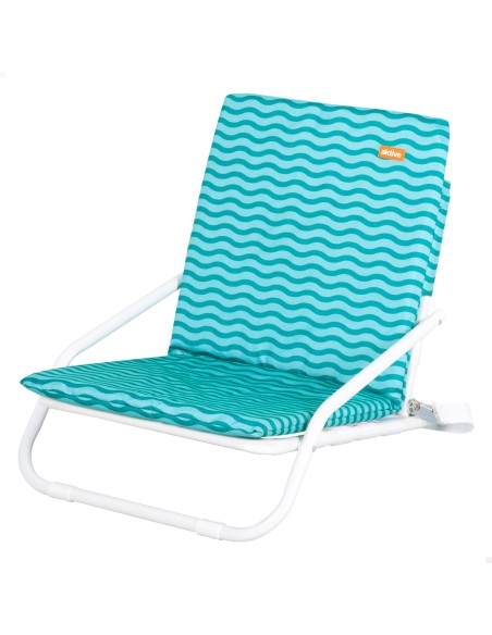 Chaise de plage pliante légère 46x60x50 cm