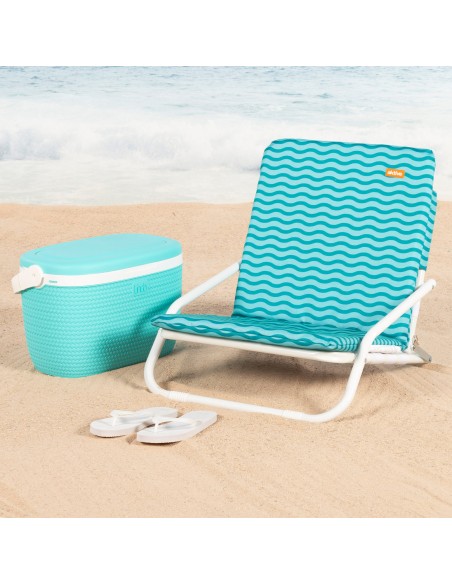 Chaise de plage pliante légère 46x60x50 cm