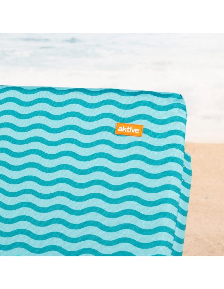 Chaise de plage pliante légère 46x60x50 cm
