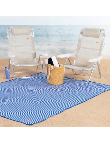 Tapis de plage pliable 200x150 cm