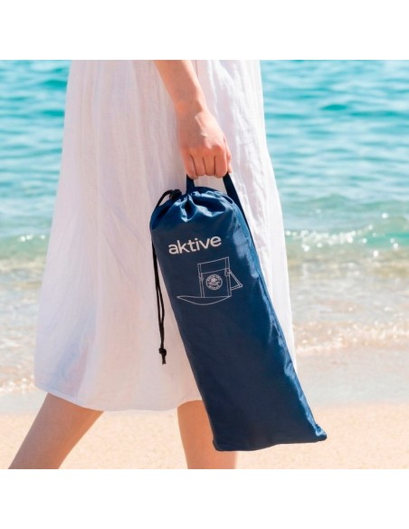 Tapis de plage imprimé avec dossier inclinable