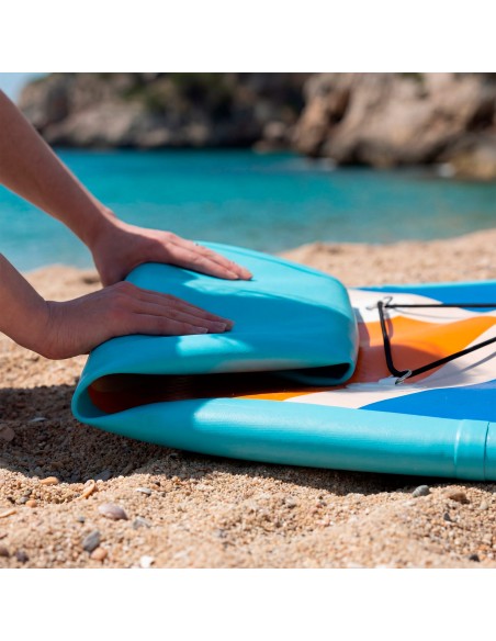 Tabla paddle surf hinchable adulto con mochila, hinchador y remo
