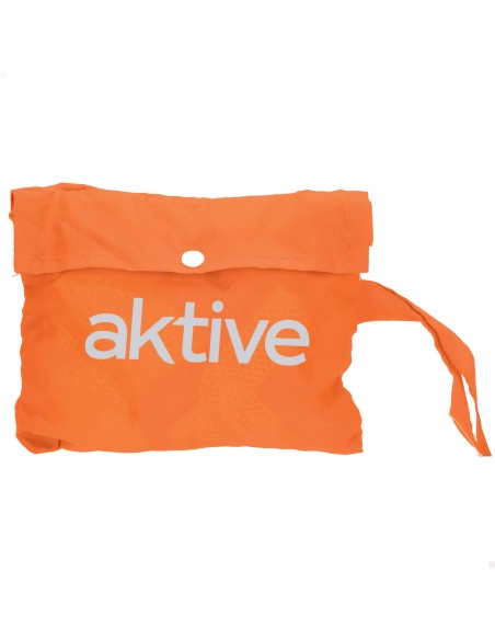 Sac de plage pliable en filet orange 45 x 30 x 45 cm