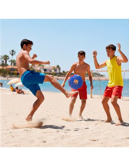 FC Barcelona Ballon de plage en néoprèneT5 21 cm