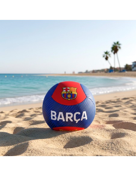 FC Barcelona Ballon de plage en néoprèneT5 21 cm
