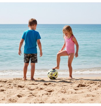 Aktive Real Madrid Ballon de plage néoprène T5 21 cm 2