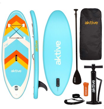 Planche de paddle gonflable junior 7,28" avec sac à dos,...