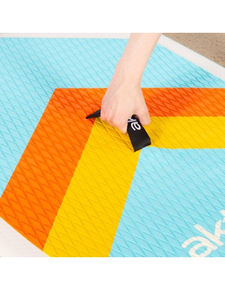 Planche de paddle gonflable junior 7,28" avec sac à dos, pompe et pagaie