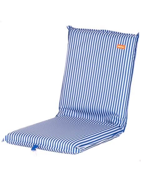 Siège de plage pliant 40x48x56 cm rayures nautiques