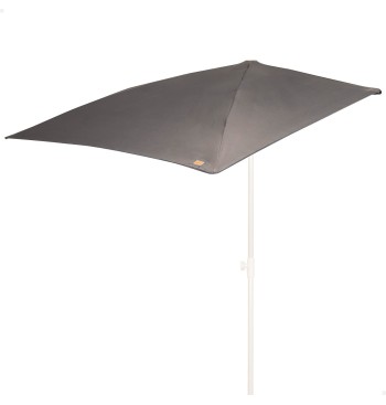 Parasol terraza rectangular 160x100 cm gris