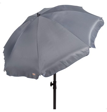 Parasol de plage 200 cm gris foncé