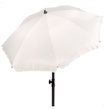 Parasol de plage 200 cm blanc crème